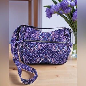 Vera Bradley Blue and Purple Crossbody Bag